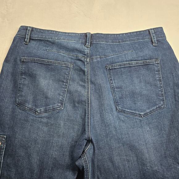 Wide Leg Denim Jeans - Picture 12 of 13